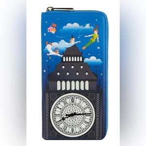 Loungefly Disney Peter Pan Glow In The Dark Wallet NWT